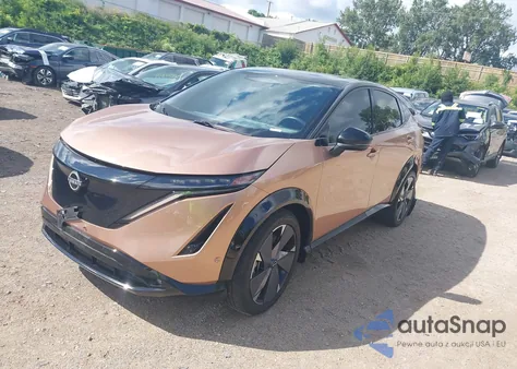 2023 Nissan Ariya Platinum+ z USA, uszkodzony, nr VIN JN1DF0CD7PM707522